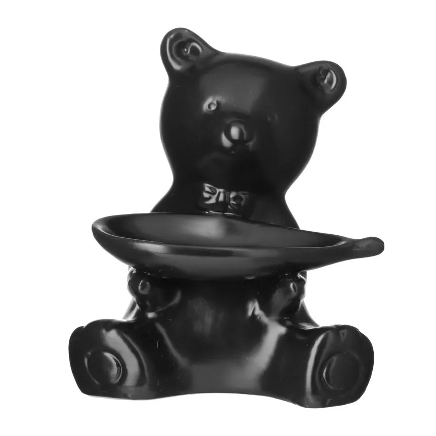 Figura Urso Preta 115mm — imagem 2