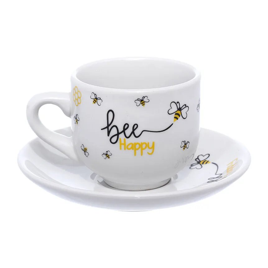 Xícara de Café com Pires Honey 90ml 6 Peças — imagem 4