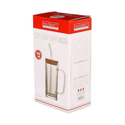 Caneca Tampa com Canudo Accio 290ml — imagem 3