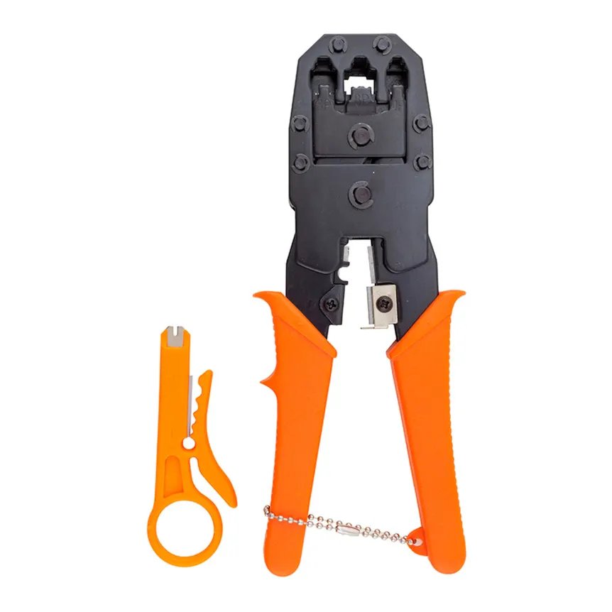 Alicate Crimpar 3x1 Laranja/Preto 8" — imagem 3