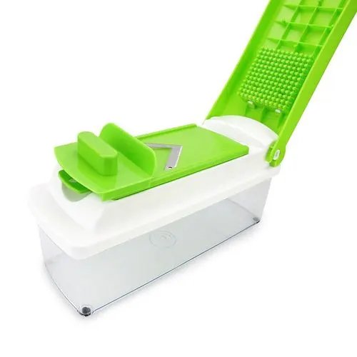 Conjunto Ralador Fatiador Plástico INOX 27,8 cm x 9 cm x 12 cm — imagem 3