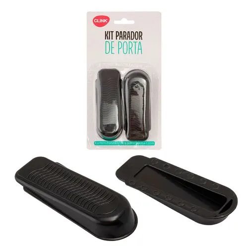 Parador Porta KIT 2 Pçs Borracha 9,5 cm x 3,5 cm x 1,5 cm — imagem 2