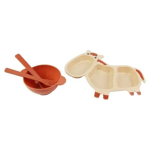 Conjunto Lanche Infantil Plástico 25 cm x 16 cm — imagem 3