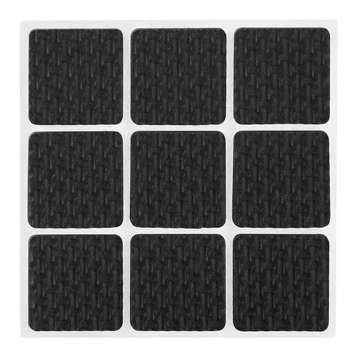 Protetor Quadrado Moveis Borracha 2,5 cm x 2,5 cm — imagem 2