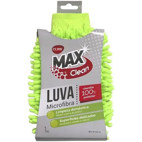 Luva Limpeza Chenille Poliéster 25 cm x 14 cm x 2,5 cm (1 un) — imagem 3