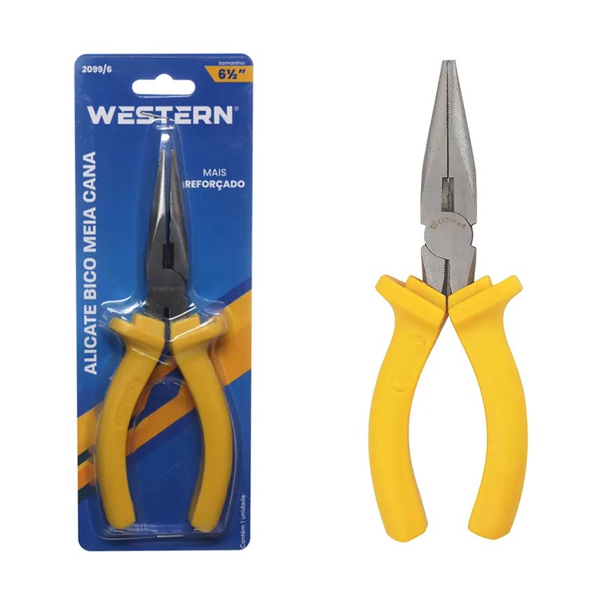 Alicate Bico M Cana Pro Amarelo 6" — imagem 3