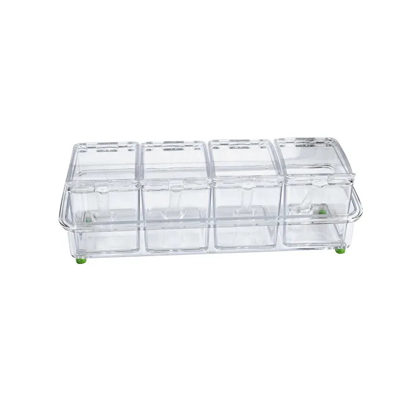 Porta-Condimentos 4 Peças com Suporte Horizontal — imagem 3