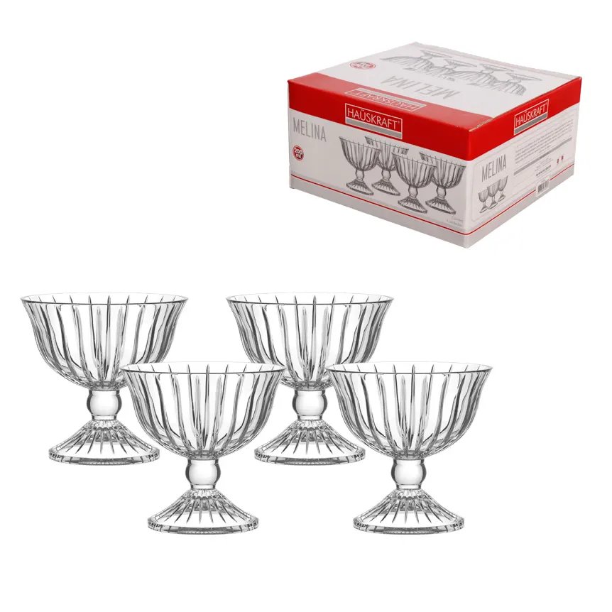Taça Pé Vidro Meli 200ml 4 Peças — imagem 2