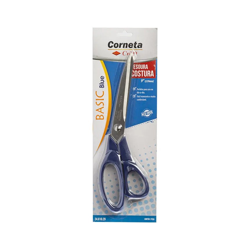 Tesoura Basic Blue Costura 9" — imagem 4