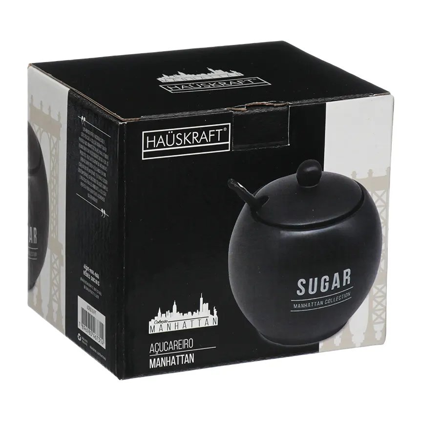 Açucareiro Manhã Preto 350ml — imagem 3