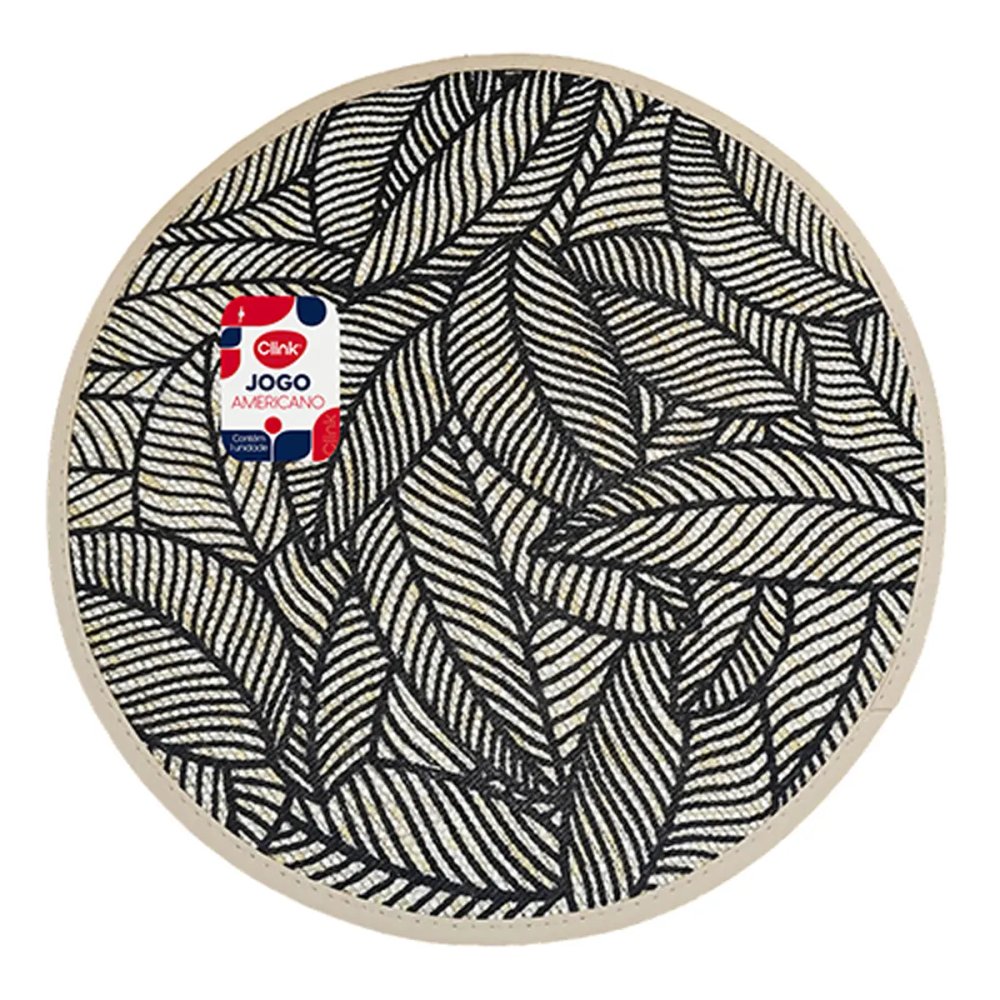 Jogo Americano Linho e Papel 38 cm x 38 cm x 0,2 cm — imagem 2