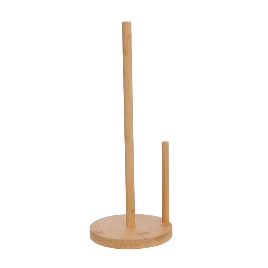 Porta-Papel Toalha Bambu 33cm — imagem 4