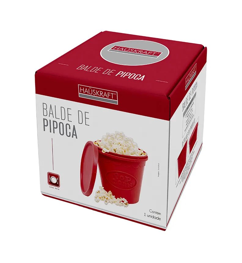 Balde Pipoca Micro-Ondas Silicone — imagem 2