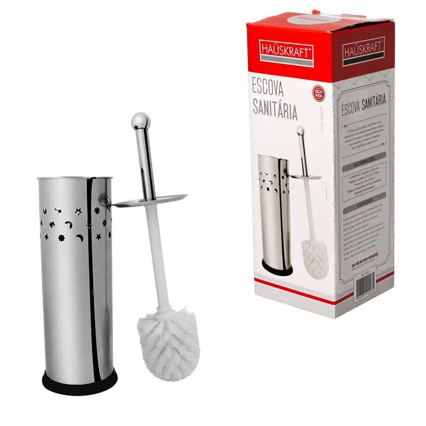 Escova Sanitária Inox Prata — imagem 3