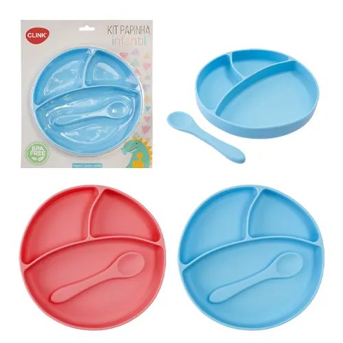 KIT Papinha 2 Pçs Silicone 20 cm x 20 cm x 2,5 cm — imagem 2