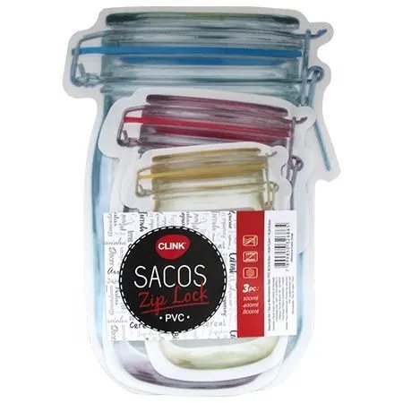 KIT 3 Sacos Ziplock PVC — imagem 2