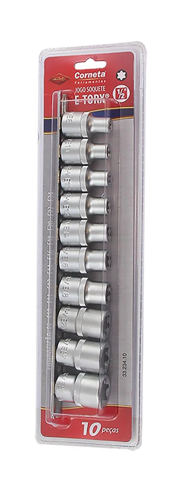 Soquete E-Torx 1/2 Jogo 10 Peças — imagem 3