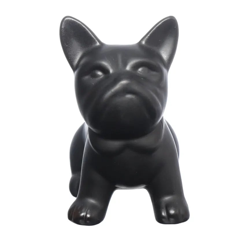 Figura Bulldog Preta 140mm — imagem 2