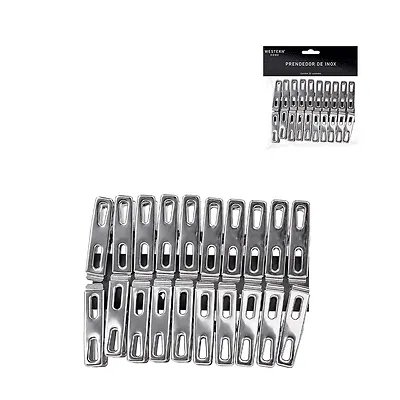 Prendedor Inox 20 Peças — imagem 4