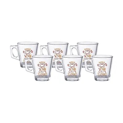 Canecas Depois Dourada Café 85ml 6 Peças — imagem 3