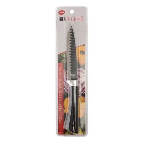 Faca Cozinha 5' Aço INOX e Plástico PP 23,5 cm x 2,2 cm x 1,7 cm — imagem 3