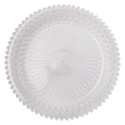 Bandeja Redonda Plástico PET 27,5 cm x 27,5 cm x 3,5 cm — imagem 2