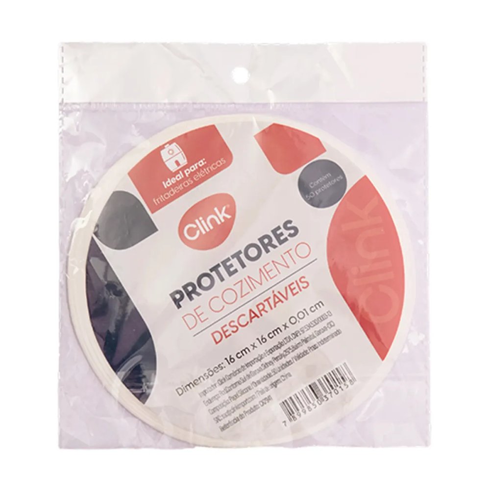 KIT 50 Protetor Descartavel Fritadeira Papel 16 cm x 16 cm x 0,01 cm — imagem 2