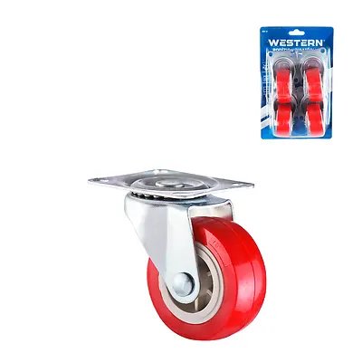 Rodízios Giratório PVC 50mm 4 Peças — imagem 4
