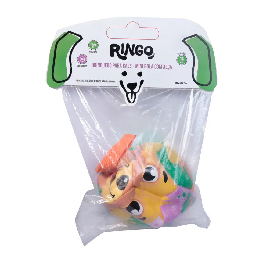 Brinquedo para Cão Mini Bola Alça 14cm — imagem 4