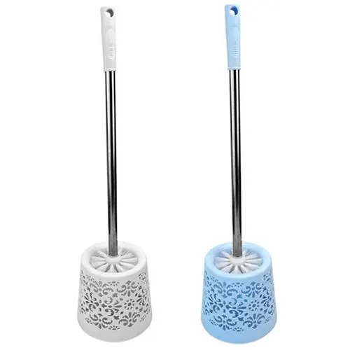 Escova Sanitaria Plastica Cabo INOX 48,5 cm Base 13,5 cm x 12 cm x 10 cm (1 un) — imagem 3