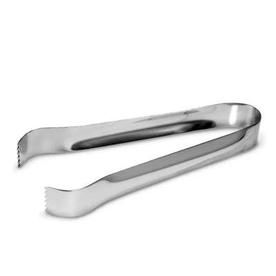 Pinça para Gelo Em Aço Inox 14X1,5cm