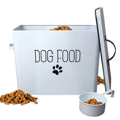 Lata de Metal Dog Food 33X18X26cm