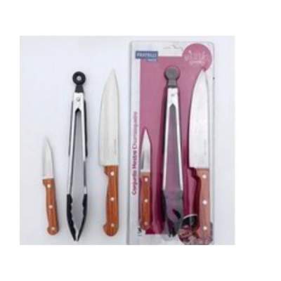 Conjunto Mestre Churrasqueiro 3 Peças