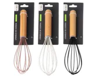 Batedor de Silicone com Bambu