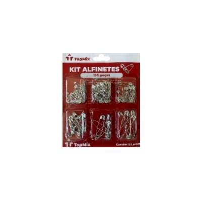 Kit Alfinetes com 135 pças