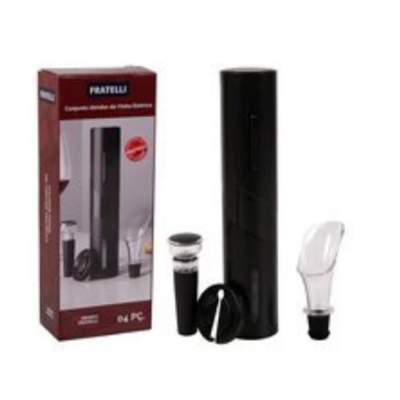 Conjunto de Abridor de Vinho Eletrico 4 Peças