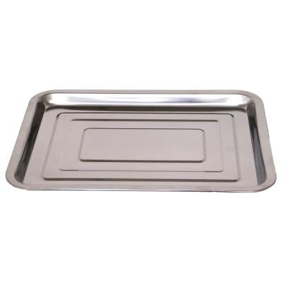 Bandeja para Servir Em Aço Inoxidavel 36X27X2cm