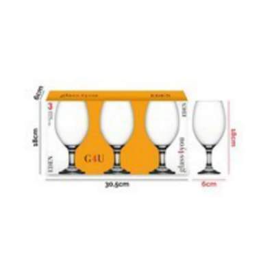 Conjunto 3 Tacas para Cerveja Eden 400ml G4U
