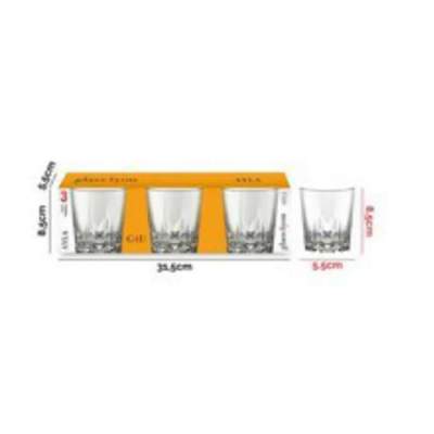 Conjunto de 3 Copos Baixos 300ml Ayla G4U