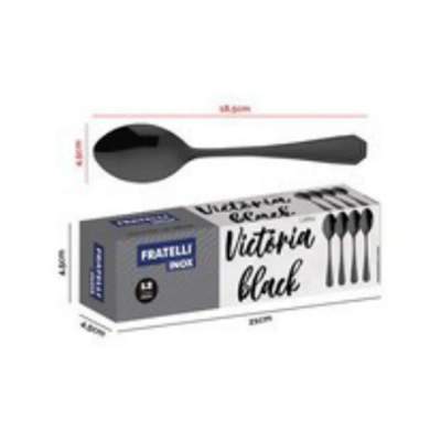 Colher de Mesa Linha Victoria Black