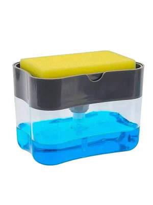 Dispenser 2 Em 1 para Detergente 14X10cm com