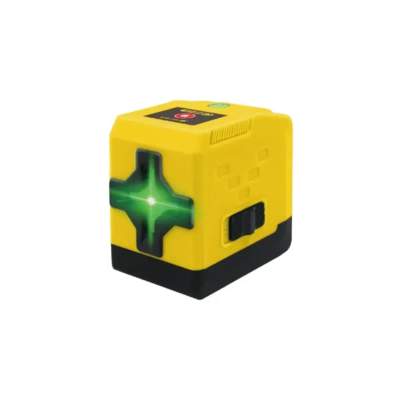 Nivel A Laser Verde 2 Linhas com Suporte Em L