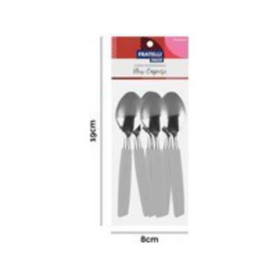 Colher de Sobremesa New Caprese Cinza 6 Peças