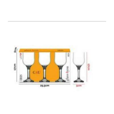 Conjunto de 3 Tacas 315ml Iris G4U