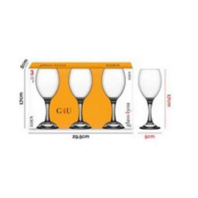 Conjunto 3 Tacas 255ml Eden G4U