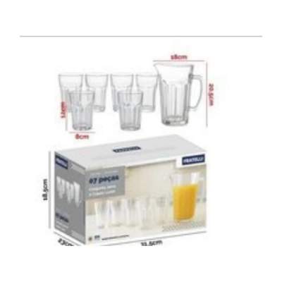 Conjunto Jarra e Copos Luxor 7 Peças