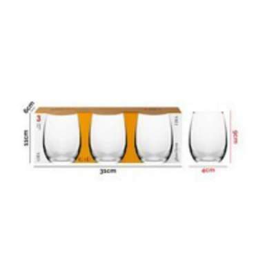 Conjunto de 3 Copos Baixos 440ml Lira G4U