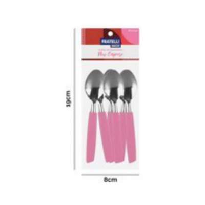 Colher de Sobremesa New Caprese Rosa 6 Peças