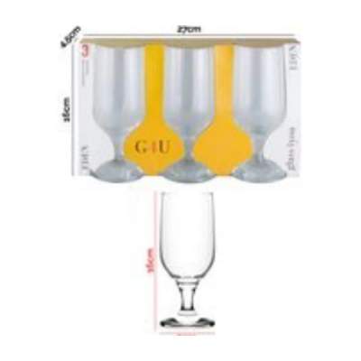 Conjunto 3 Tacas para Cerveja Eden 300ml G4U
