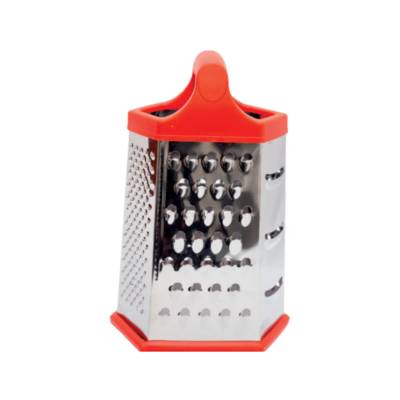 Ralador de Inox 6 Faces 9" - Inox E Plástico